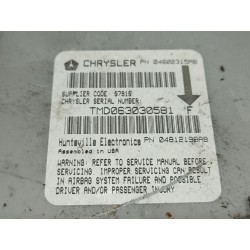 Recambio de centralita airbag para chrysler stratus berlina (ja) 2.0 le referencia OEM IAM TMD063030581 TMD063030581 