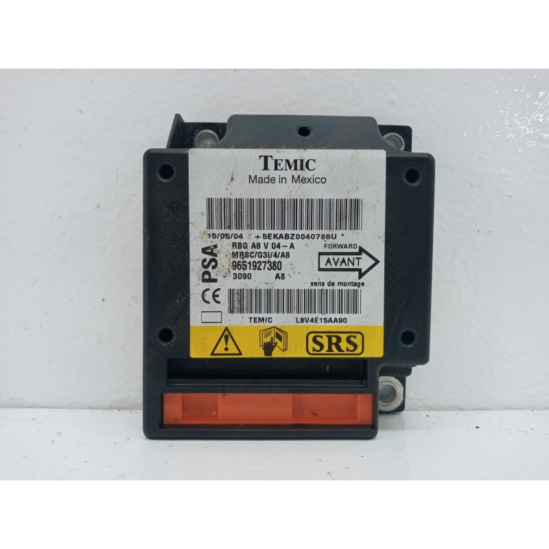 Recambio de centralita airbag para citroen c3 1.1 vivace referencia OEM IAM 9651927380 3090A8 Recambio de centralita airbag para citroen c3 1.1 vivace referencia OEM IAM 9651927380 3090A8