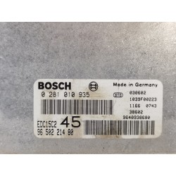 Recambio de centralita motor uce para peugeot 307 break / sw (s1) sw referencia OEM IAM 9650221480 0281010935 EDC15C245