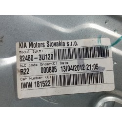 Recambio de elevalunas delantero derecho para kia sportage drive 4x2 referencia OEM IAM   