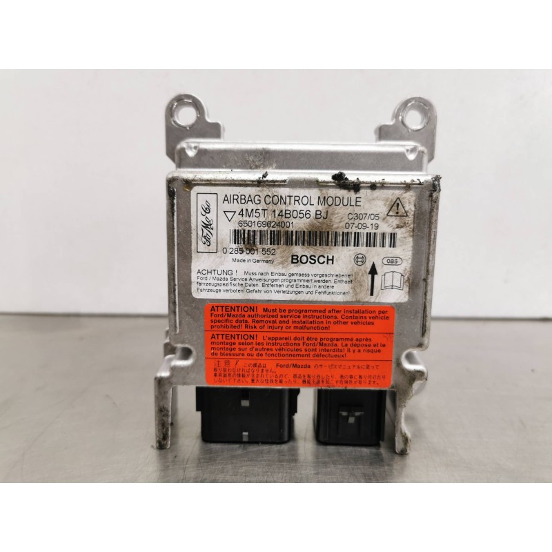Recambio de centralita airbag para ford focus berlina (cap) ghia referencia OEM IAM 4M5T14B056BJ 0285001552 Recambio de centralita airbag para ford focus berlina (cap) ghia referencia OEM IAM 4M5T14B056BJ 0285001552