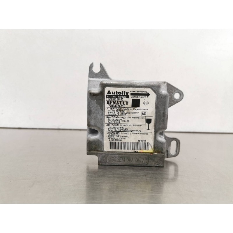 Recambio de centralita airbag para renault scenic (ja..) 1.9 dci authentique referencia OEM IAM 7700437471C 550803800 Recambio de centralita airbag para renault scenic (ja..) 1.9 dci authentique referencia OEM IAM 7700437471C 550803800