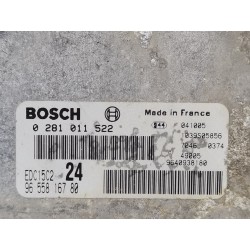 Recambio de centralita motor uce para peugeot 807 sv referencia OEM IAM 9655816780 0281011522 EDC15C224