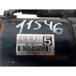 Recambio de motor arranque para fiat scudo furgón (272) 10 l1h1 130 multijet referencia OEM IAM 980505868001 M000T20873 