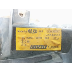 Recambio de faro izquierdo para fiat doblo (119) 1.3 16v multijet dynamic com. (55kw) referencia OEM IAM   