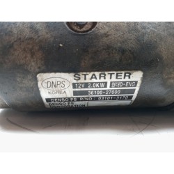 Recambio de motor arranque para hyundai santa fe (sm) 2.0 gls crdi referencia OEM IAM 3610027000  