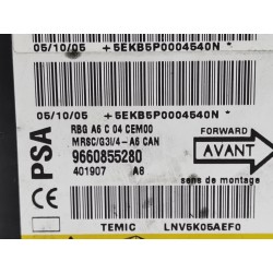 Recambio de centralita airbag para citroen c2 furio referencia OEM IAM 9660855280 401907A8 