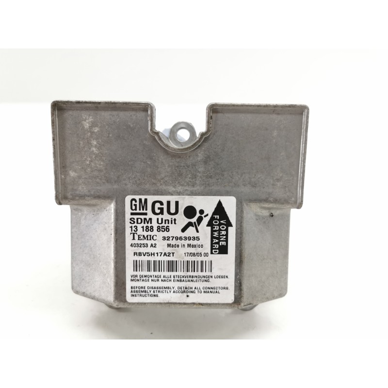 Recambio de centralita airbag para opel zafira b cosmo referencia OEM IAM 13188856 327963935 Recambio de centralita airbag para opel zafira b cosmo referencia OEM IAM 13188856 327963935