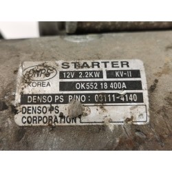 Recambio de motor arranque para kia carnival td rs referencia OEM IAM 031114140 OK55218400A 
