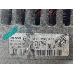 Recambio de alternador para fiat punto berlina (188) 1.4 16v sporting referencia OEM IAM 51714794  