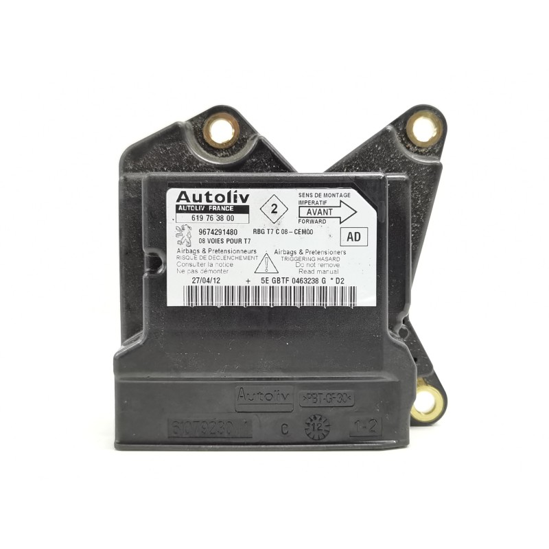 Recambio de centralita airbag para peugeot 308 sw envy referencia OEM IAM 9674291480 619763800 Recambio de centralita airbag para peugeot 308 sw envy referencia OEM IAM 9674291480 619763800