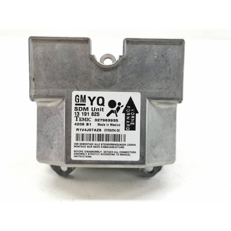 Recambio de centralita airbag para opel astra h berlina elegance referencia OEM IAM 13191825 327963935 Recambio de centralita airbag para opel astra h berlina elegance referencia OEM IAM 13191825 327963935