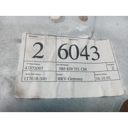 Recambio de elevalunas trasero izquierdo para volkswagen passat berlina (3b3) edition referencia OEM IAM   