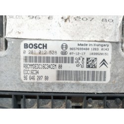 Recambio de centralita motor uce para peugeot 206 berlina x-line referencia OEM IAM 9664620780 0281012528 EDC16C34