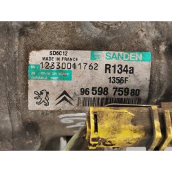 Recambio de compresor aire acondicionado para peugeot 307 cc (s2) básico referencia OEM IAM 9659875980 SD6C12 