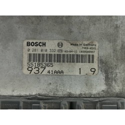 Recambio de centralita motor uce para alfa romeo 147 (190) 1.9 jtd distinctive referencia OEM IAM 0281010332 55185365 93741AAA