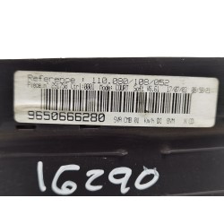 Recambio de cuadro instrumentos para peugeot 406 berlina (s1/s2) srdt pack referencia OEM IAM 9650666280  