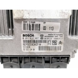 Recambio de centralita motor uce para peugeot 207 x-line referencia OEM IAM 9662212480 0281012467 EDC16C34