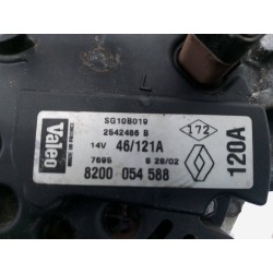 Recambio de alternador para renault megane i fase 2 berlina (ba0) 1.9 d authentique referencia OEM IAM 8200054588  