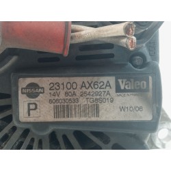 Recambio de alternador para nissan micra (k12e) acenta referencia OEM IAM 23100AX62A  