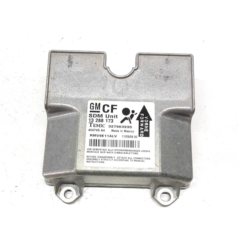 Recambio de centralita airbag para opel zafira b cosmo referencia OEM IAM 13288173 327963935 Recambio de centralita airbag para opel zafira b cosmo referencia OEM IAM 13288173 327963935
