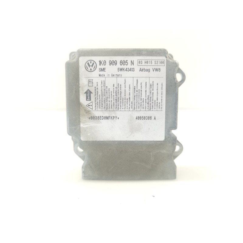 Recambio de centralita airbag para volkswagen golf plus (5m1) trendline referencia OEM IAM 1K0909605N 5WK43413 Recambio de centralita airbag para volkswagen golf plus (5m1) trendline referencia OEM IAM 1K0909605N 5WK43413