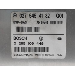 Recambio de centralita abs para mercedes clase a (w168) 170 cdi (168.008) referencia OEM IAM 0275454132 0265109445 