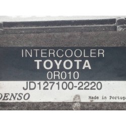 Recambio de intercooler para toyota corolla verso (r1) 2.2 d-4d luna referencia OEM IAM JD1271002220  