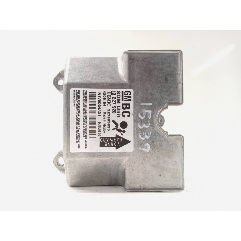 Recambio de centralita airbag para opel astra h berlina elegance referencia OEM IAM 13227920 327963935 Recambio de centralita airbag para opel astra h berlina elegance referencia OEM IAM 13227920 327963935
