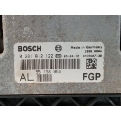Recambio de centralita motor uce para opel astra h berlina elegance referencia OEM IAM 55198054 0281012122 