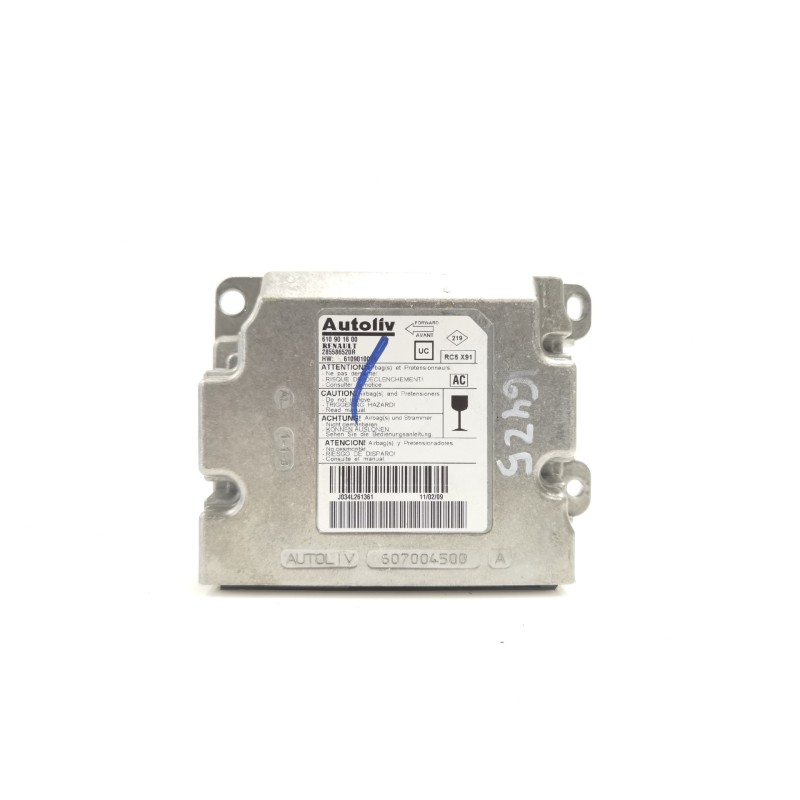 Recambio de centralita airbag para renault laguna iii celsium referencia OEM IAM 285586520R 610901600 Recambio de centralita airbag para renault laguna iii celsium referencia OEM IAM 285586520R 610901600
