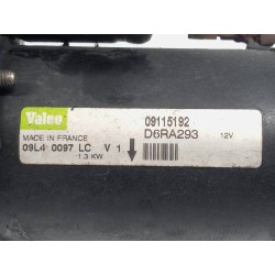 Recambio de motor arranque para opel tigra twin top cosmo referencia OEM IAM 09115192  