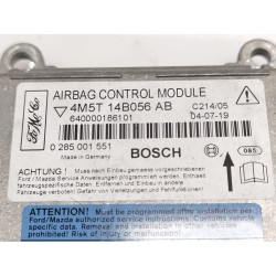 Recambio de centralita airbag para ford focus c-max (cap) ambiente (d) referencia OEM IAM 4M5T14B056AB 0285001551 