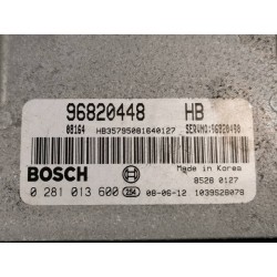 Recambio de centralita motor uce para chevrolet lacetti sx referencia OEM IAM 96820448 0281013600 