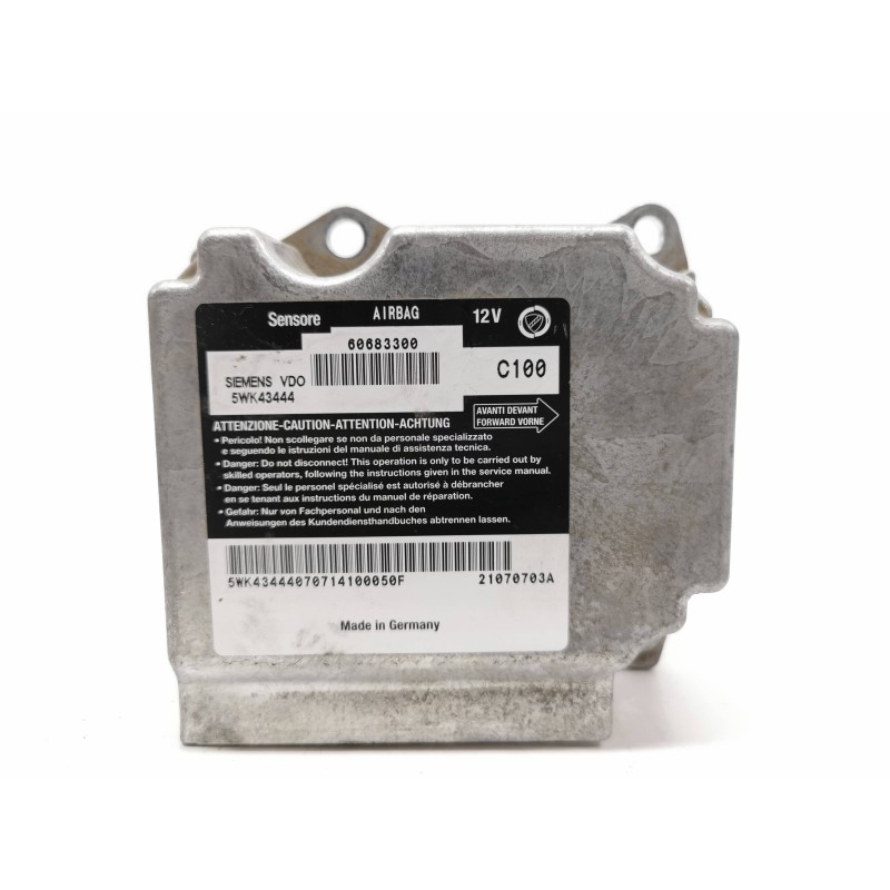 Recambio de centralita airbag para alfa romeo gt (125) 1.9 jtd 16v 150/ distinctive referencia OEM IAM 60683300 5WK43444 2107070 Recambio de centralita airbag para alfa romeo gt (125) 1.9 jtd 16v 150/ distinctive referencia OEM IAM 60683300 5WK43444 2107070