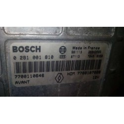 Recambio de centralita motor uce para renault megane i classic (la0) 1.9 dti rn (laon) referencia OEM IAM 7700110646 0281001810 