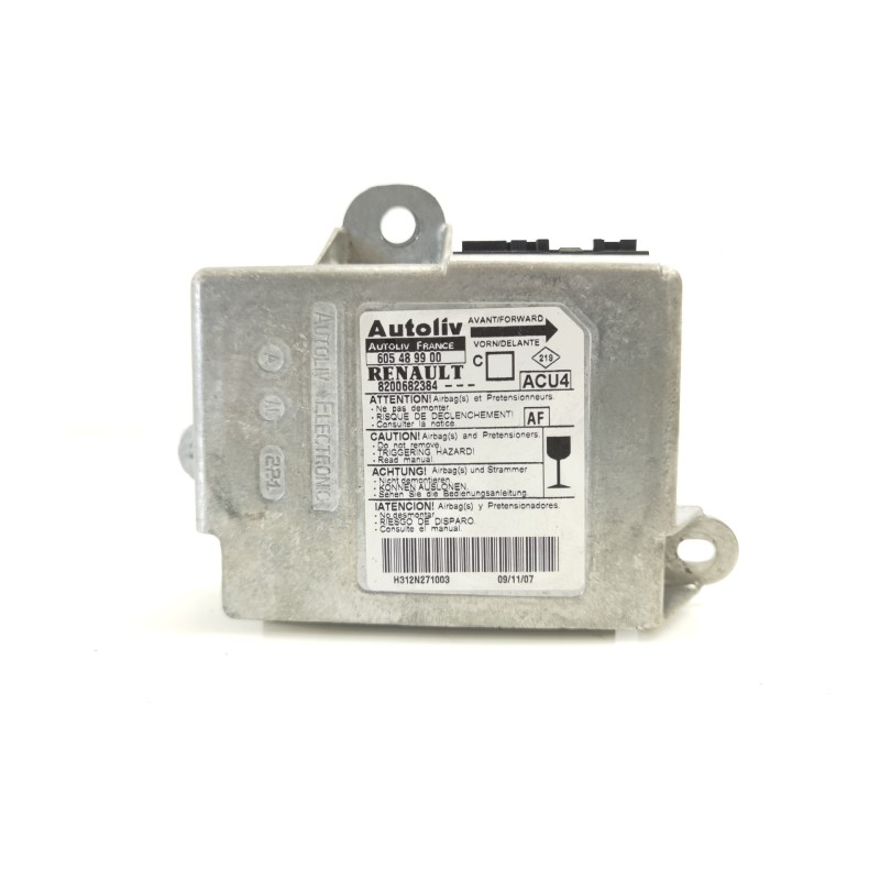 Recambio de centralita airbag para renault megane ii berlina 5p authentique referencia OEM IAM 8200682384  