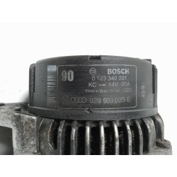 Recambio de alternador para audi 80/90 (893) 1.9tdi referencia OEM IAM 0123340001 028903025E 