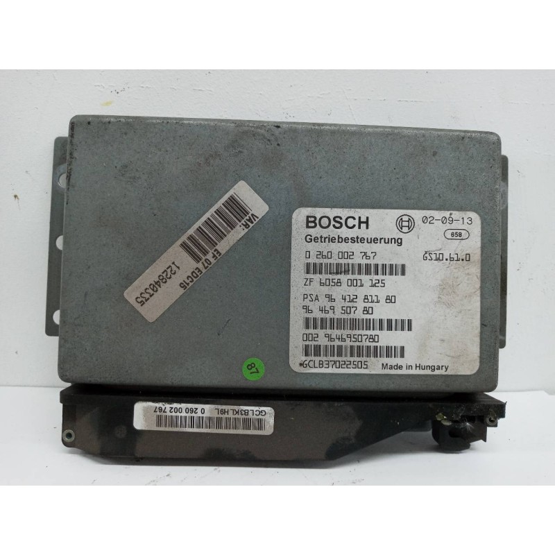 Recambio de centralita cambio automatico para citroen c5 berlina 2.2 hdi vivace referencia OEM IAM 9641281180 9646950780 0260002
