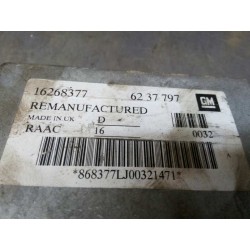 Recambio de centralita motor uce para opel astra g berlina club referencia OEM IAM 16268377 6237797 