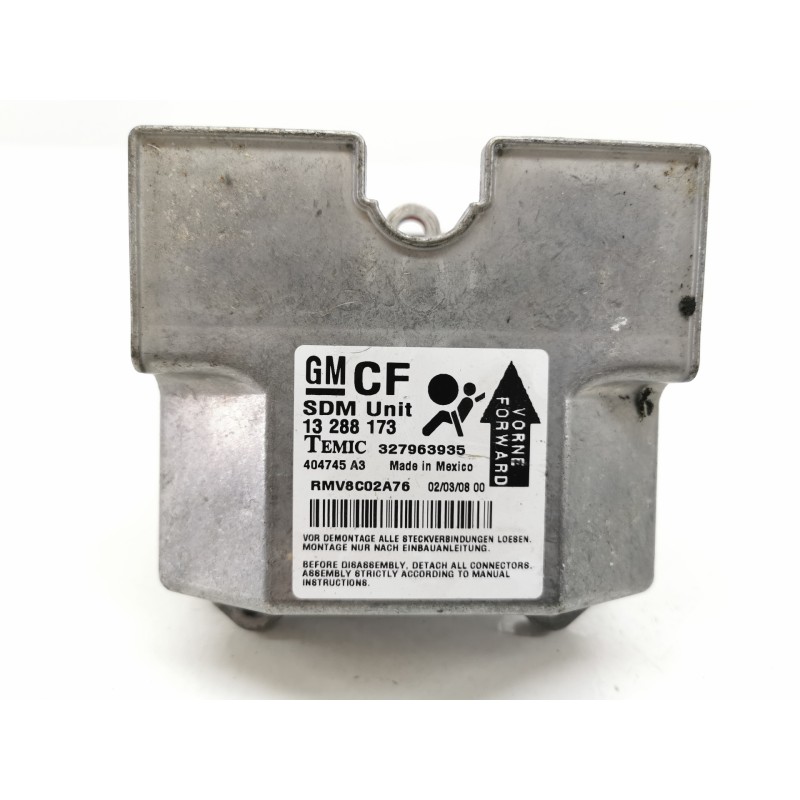 Recambio de centralita airbag para opel zafira b enjoy referencia OEM IAM 13288173 327963935 Recambio de centralita airbag para opel zafira b enjoy referencia OEM IAM 13288173 327963935