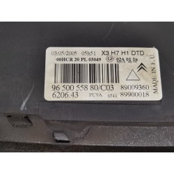 Recambio de faro derecho para citroen c5 berlina attraction referencia OEM IAM 9650055880  