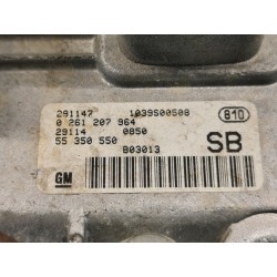 Recambio de centralita motor uce para opel agila básico referencia OEM IAM 0261207964 55350550 