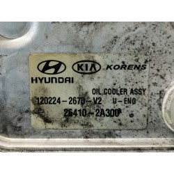 Recambio de enfriador aceite motor para kia sportage drive 4x2 referencia OEM IAM 264102A300 1202242670V2 