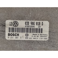 Recambio de centralita motor uce para volkswagen golf iv berlina (1j1) básico referencia OEM IAM 038906018D 0281001611 