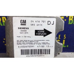 Recambio de centralita airbag para opel vectra b berlina comfort referencia OEM IAM 24416701DJ 1923594 5WK42975