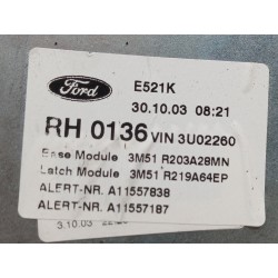 Recambio de elevalunas delantero derecho para ford focus c-max (cap) ghia (d) referencia OEM IAM 3M51R203A28  