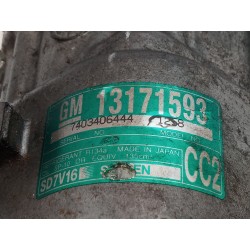 Recambio de compresor aire acondicionado para opel vectra c berlina comfort referencia OEM IAM 13171593  