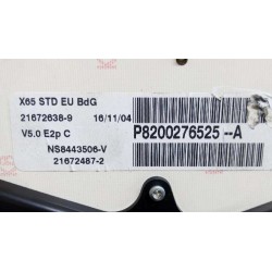 Recambio de cuadro instrumentos para renault clio ii fase ii (b/cb0) authentique referencia OEM IAM 8200276525  