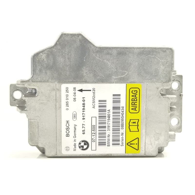 Recambio de centralita airbag para bmw x5 (e70) 3.0d referencia OEM IAM 6577917194801 0285010250 Recambio de centralita airbag para bmw x5 (e70) 3.0d referencia OEM IAM 6577917194801 0285010250